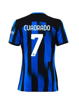 Ženski Nogometna dresi replika Inter Milan Juan Cuadrado #7 Domači 2023-24 Kratek rokav
